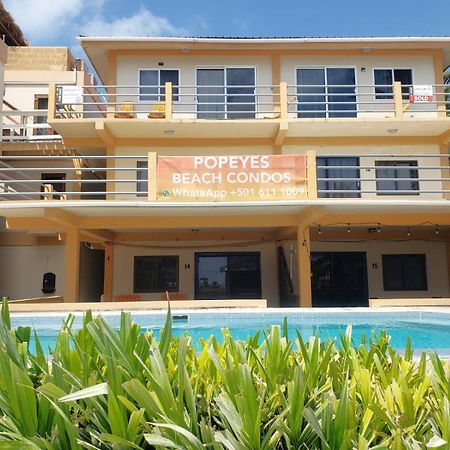 Beach Club Budget Rooms At Popeyes Caye Caulker Exterior foto