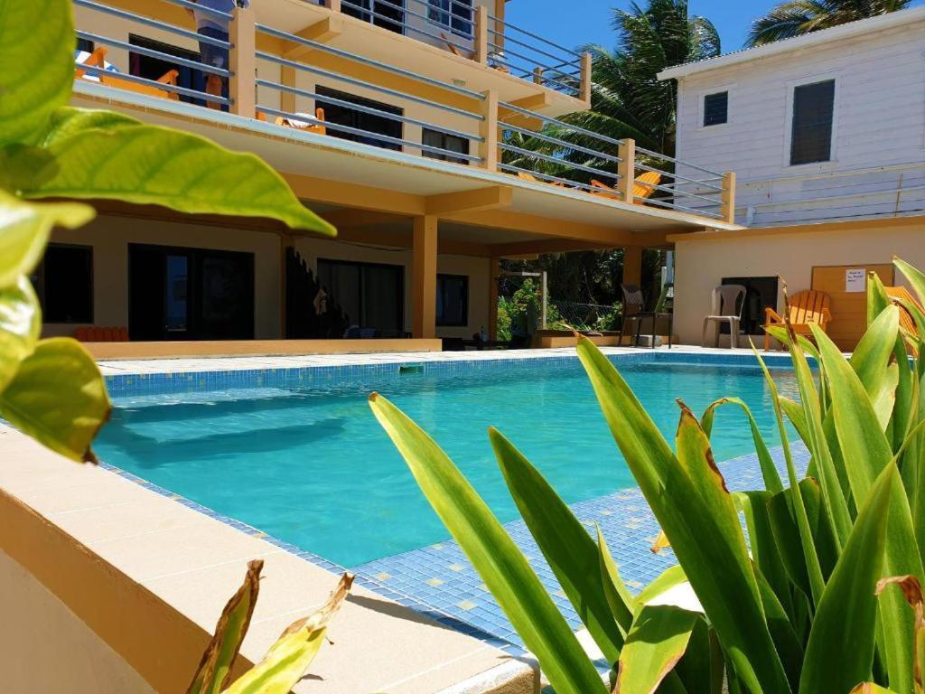 Beach Club Budget Rooms At Popeyes Caye Caulker Exterior foto
