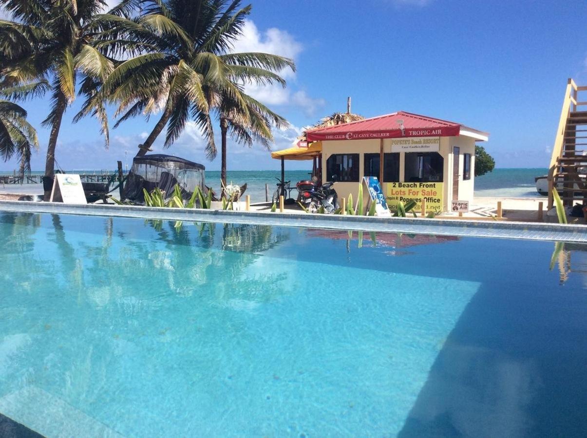 Beach Club Budget Rooms At Popeyes Caye Caulker Exterior foto