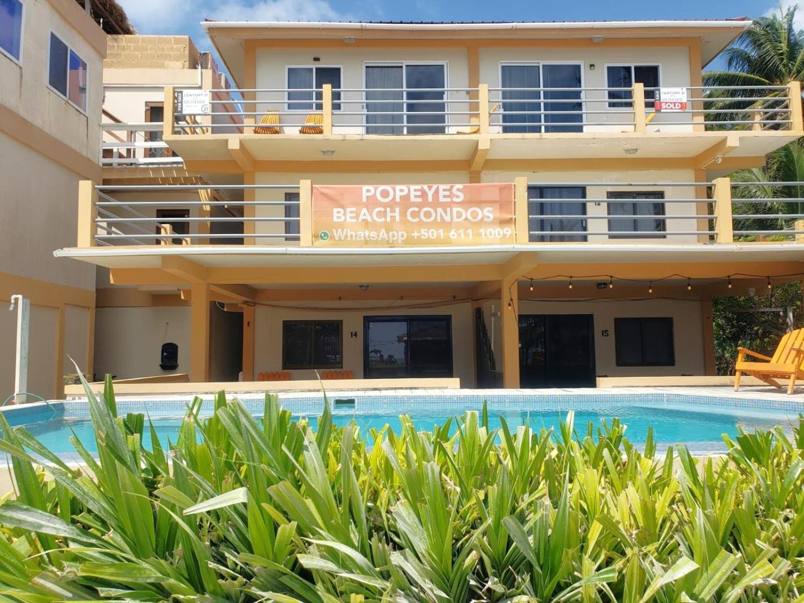 Beach Club Budget Rooms At Popeyes Caye Caulker Exterior foto
