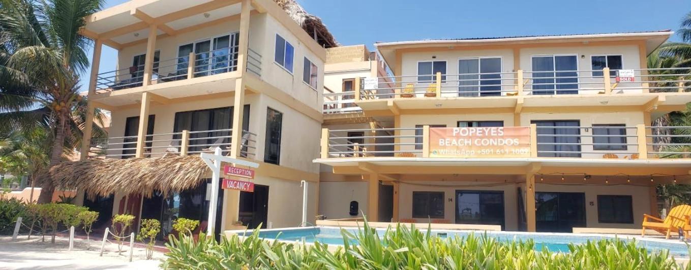 Beach Club Budget Rooms At Popeyes Caye Caulker Exterior foto